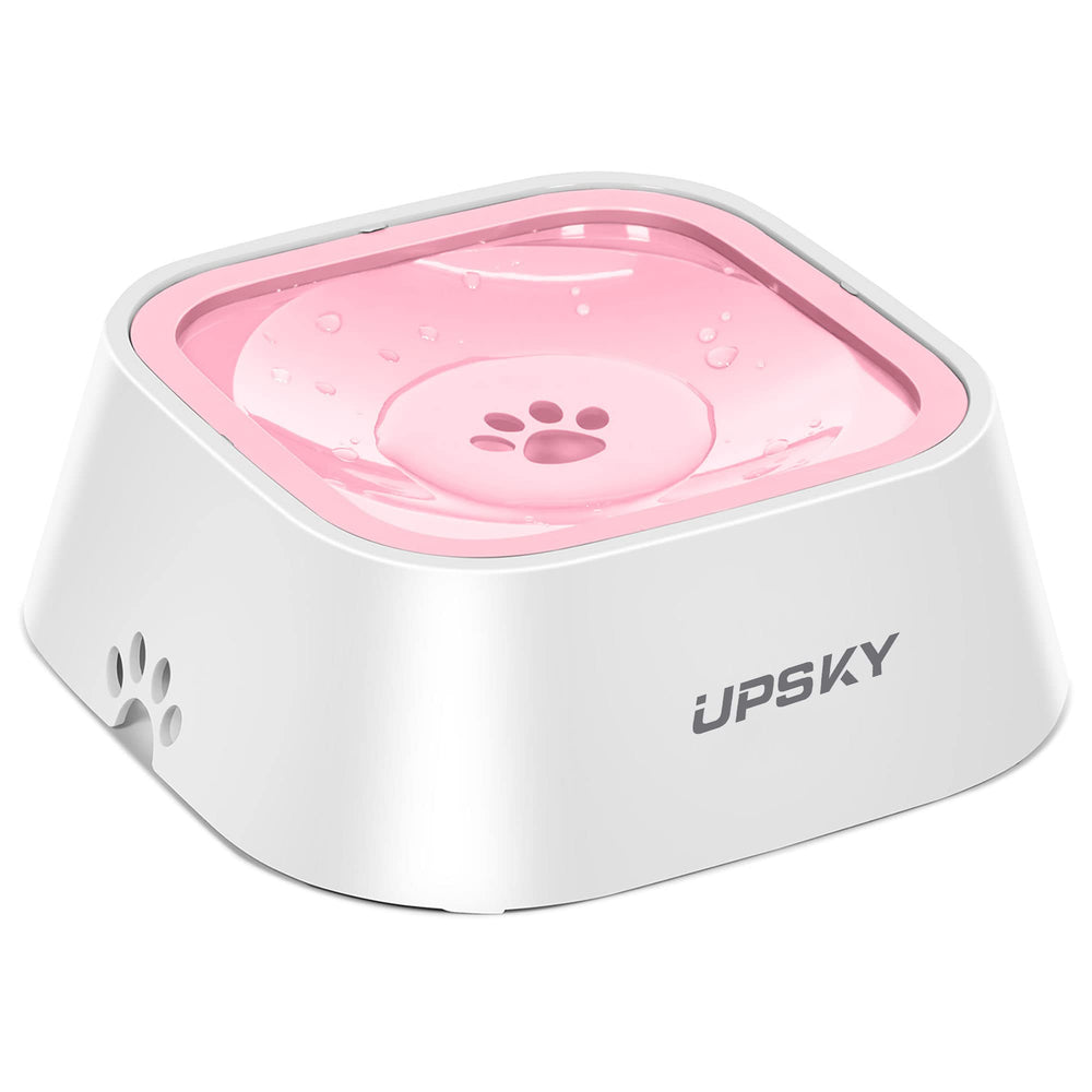UPSKY No-Slip Bowl front view with spill guard for clean floors.
