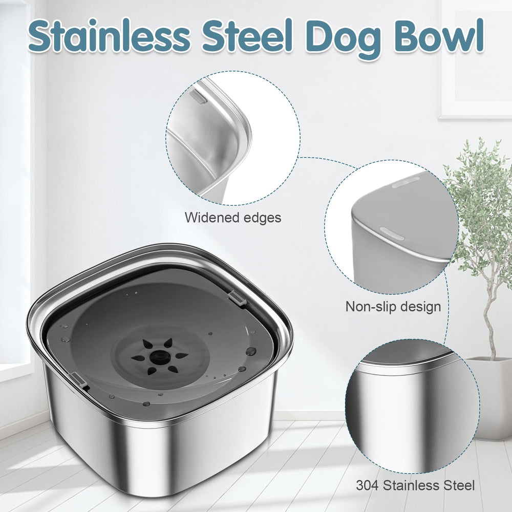 UPSKY no-spill pet water dispenser keeps floors clean