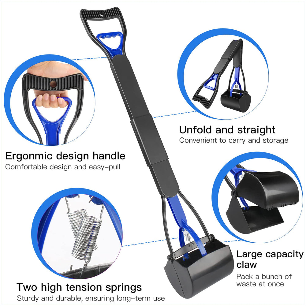 UPSKY serrated-teeth scoop tackling grass and gravel with ease.