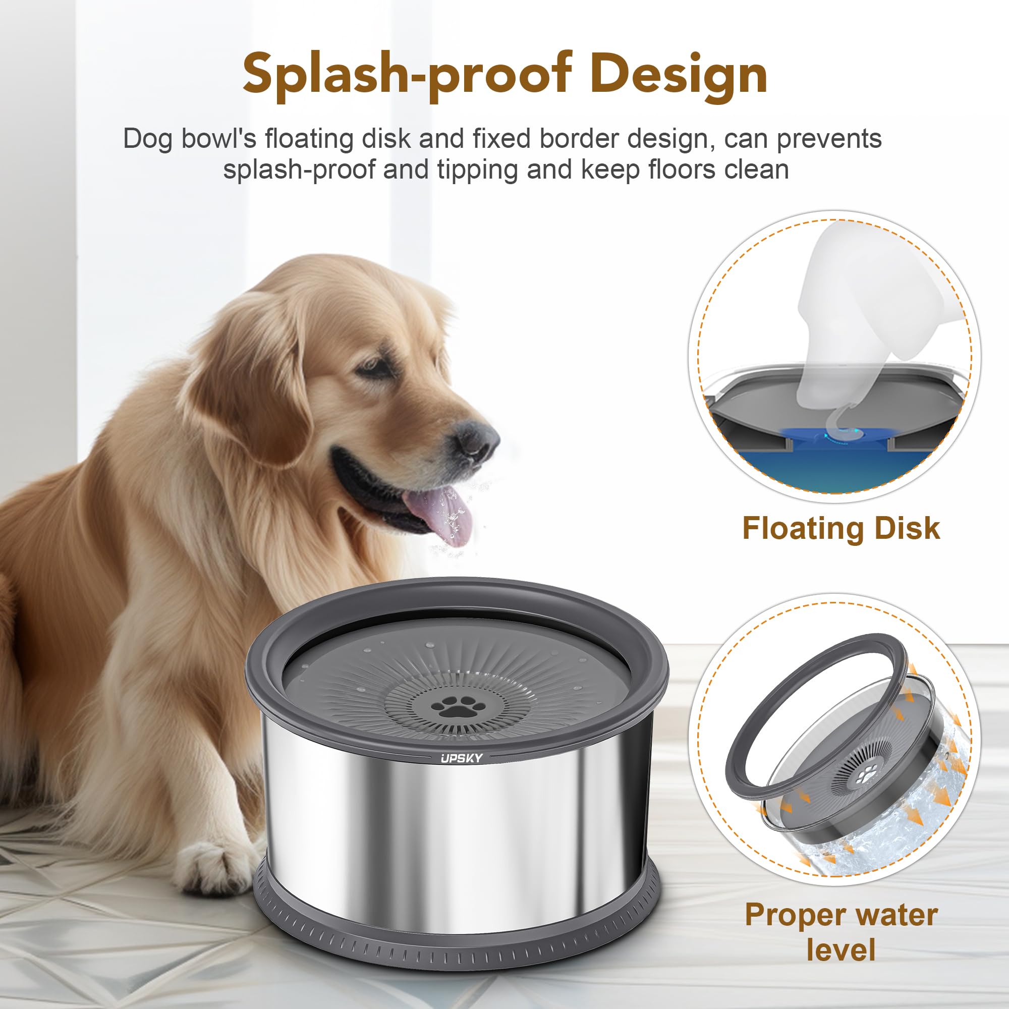 UPSKY stainless steel design resists odors and is easy to clean during busy days.