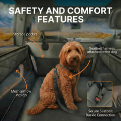 Urbiscape Dog Car Seat reinforced PVC frame demonstrates durability.