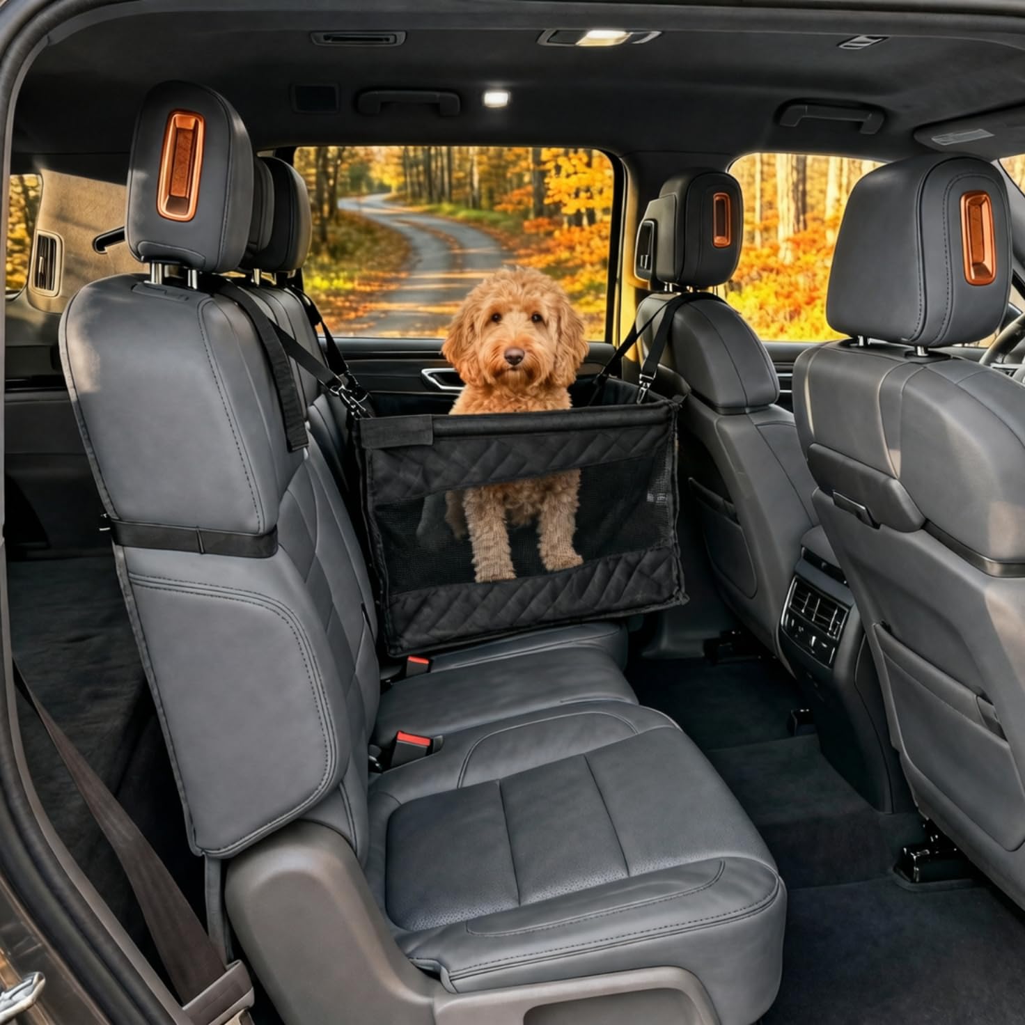 Urbiscape Dog Car Seat universal-fit installs in minutes across cars.