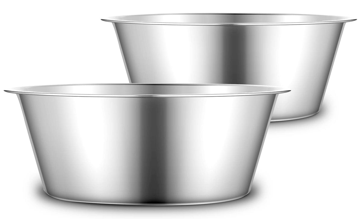 URBUDDIES 1.1 gallon XL dog bowl top view highlighting generous capacity for large dogs