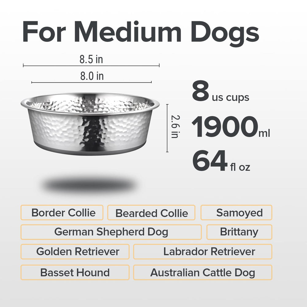 URBUDDIES dishwasher-safe dog bowls simplify cleaning after meals.