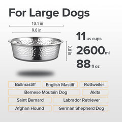 URBUDDIES dishwasher-safe bowls simplify cleaning after dry kibble or wet meals.
