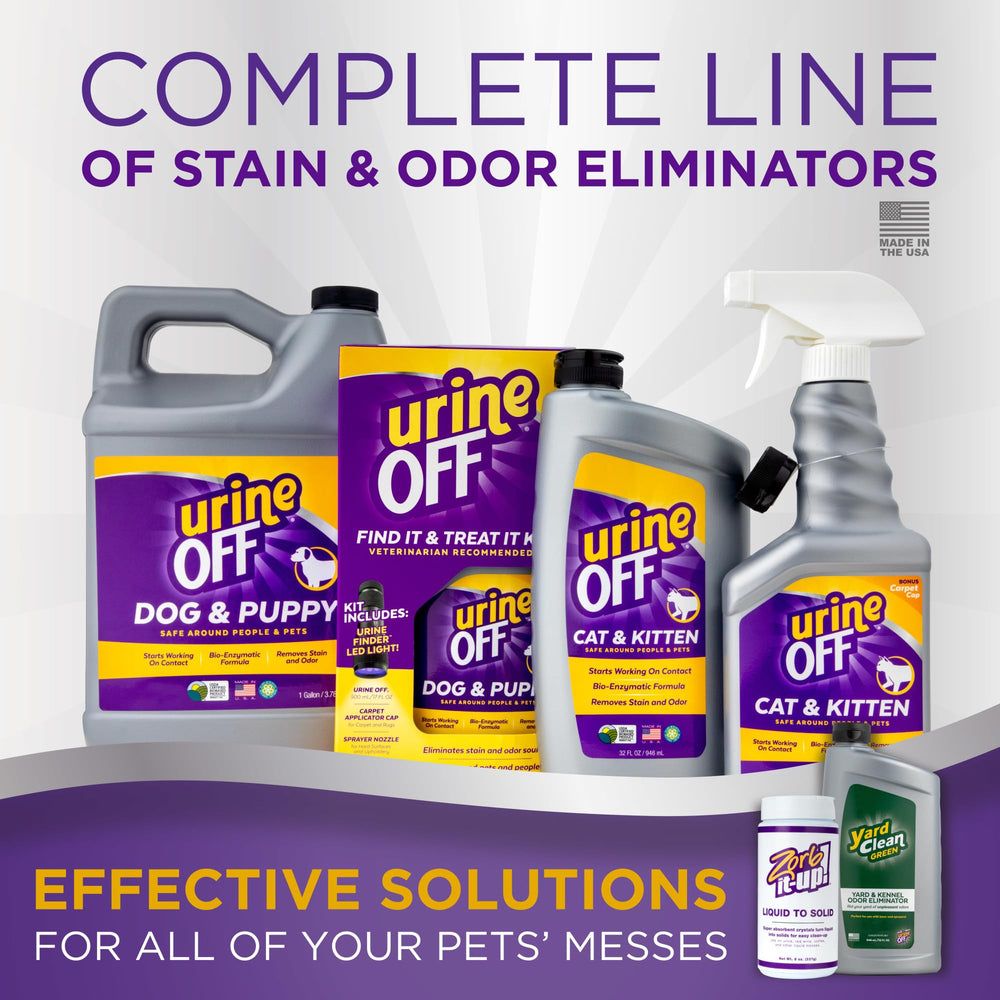 Urine Off after cleaning leaves a light, inviting home fragrance.