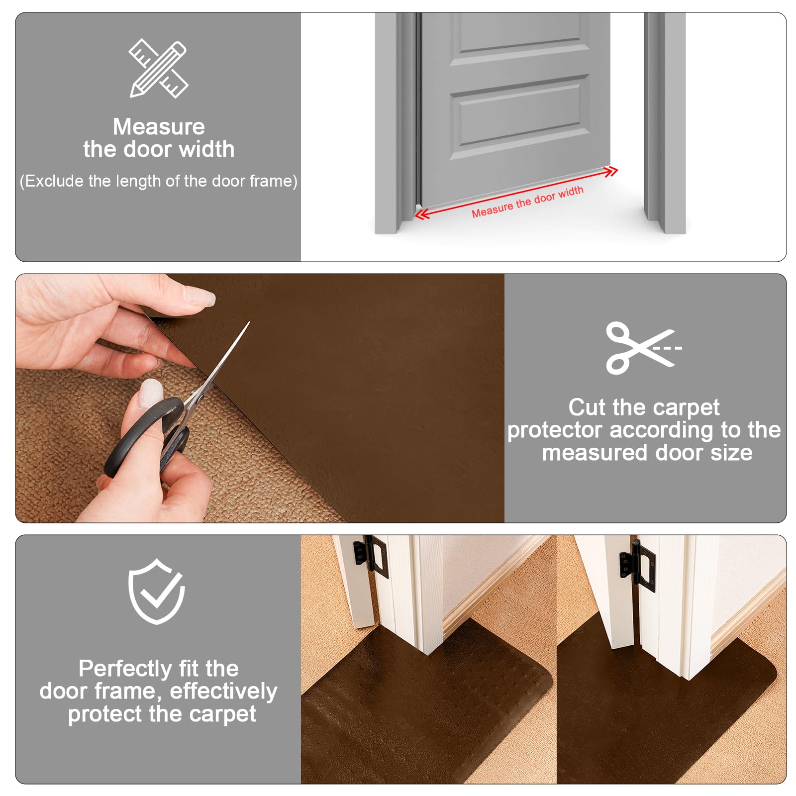 Uross carpet protector uses recyclable PVC for durable protection.