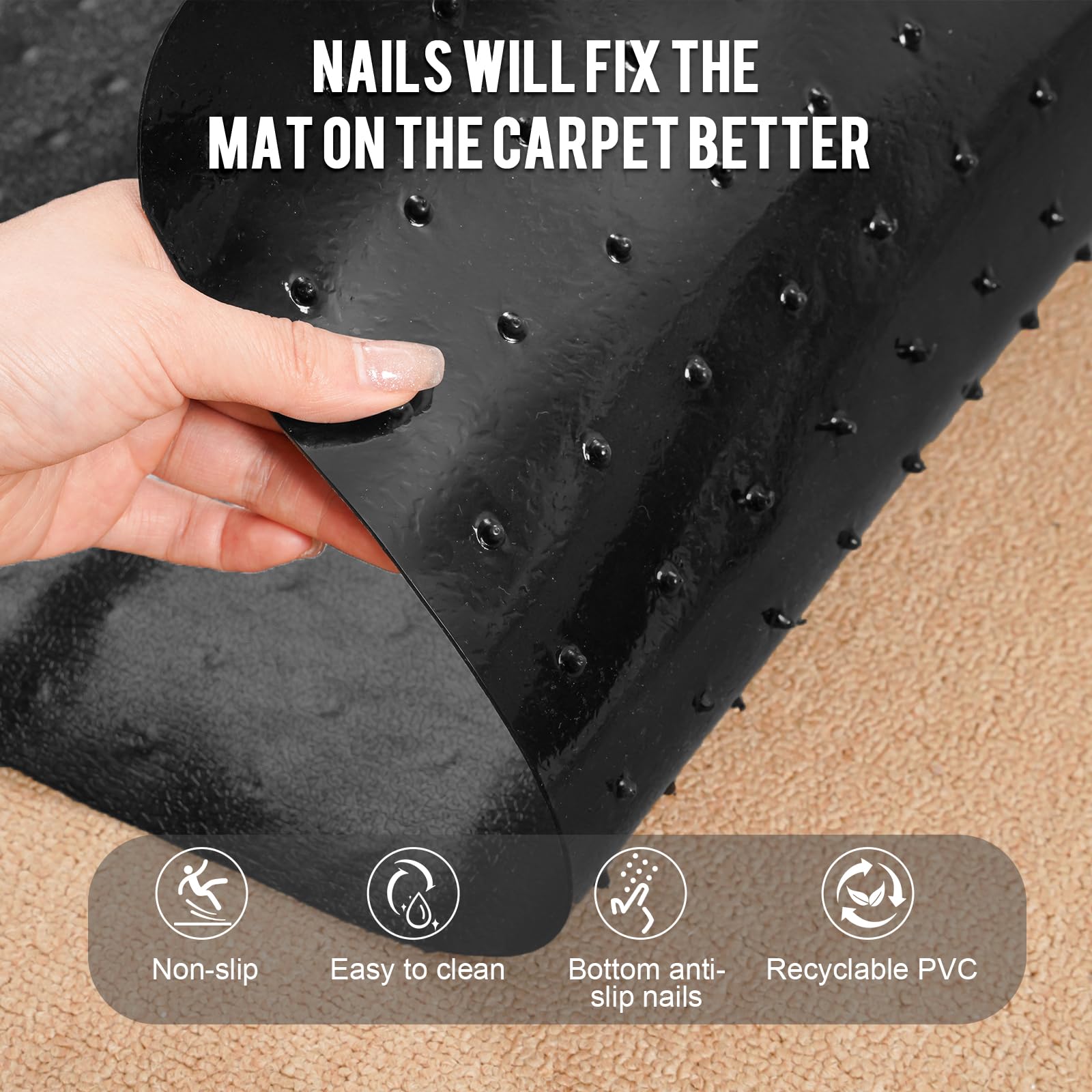 Uross rolled packaging flattens easily for a smooth setup before use.