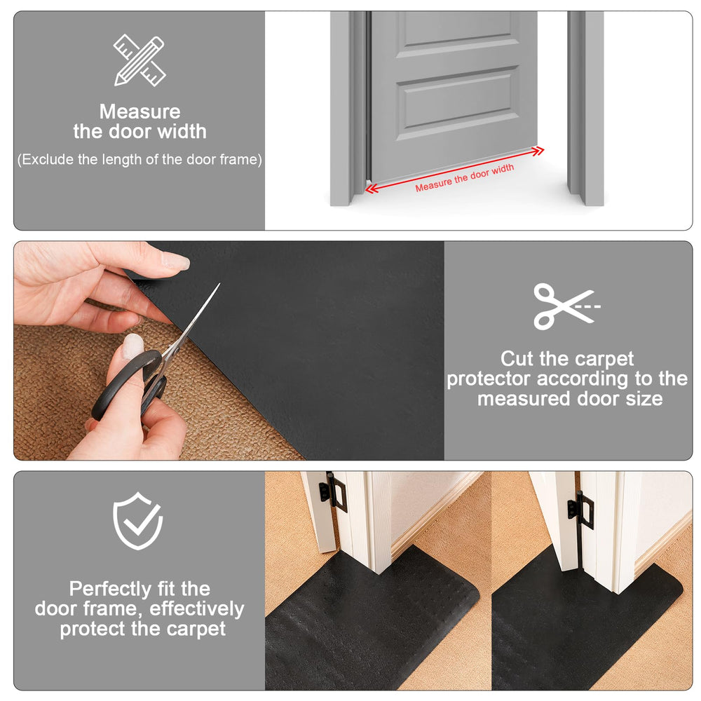 Uross 43.3 by 14.96 inch size fits many doors and can be trimmed.