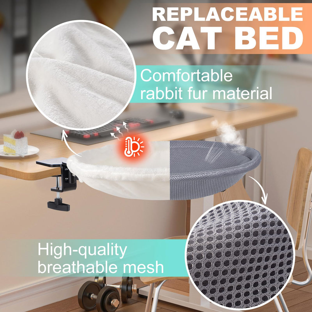 Supports up to 50 pounds for larger cats