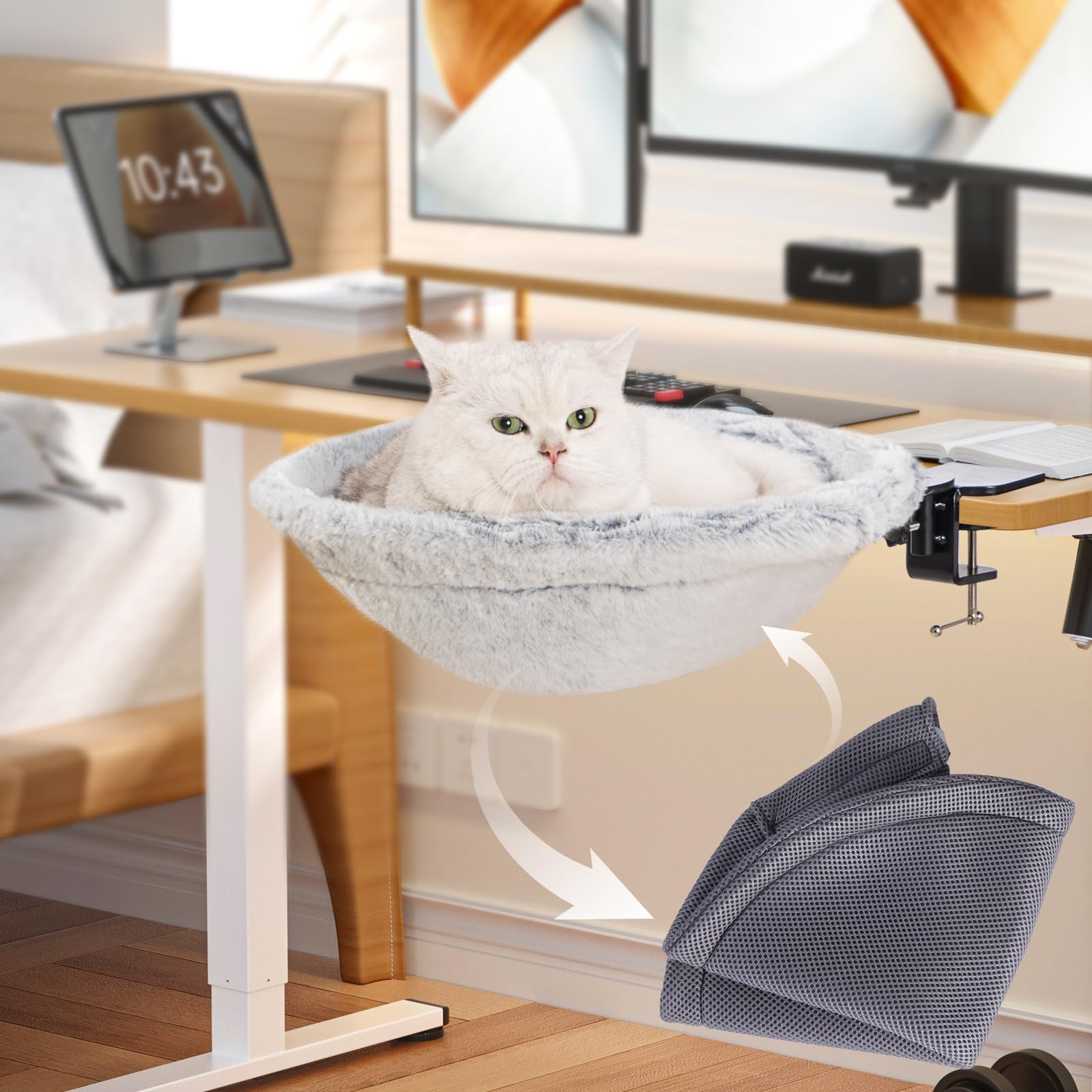 Tool-free assembly lets you set up in minutes.
