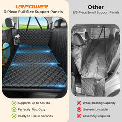 URPOWER 2026 back seat extender bottom with non-slip grip keeps seats secure.