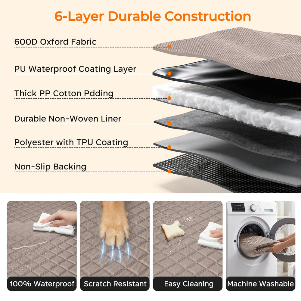 URPOWER 6-layer Oxford fabric offers durable, waterproof protection and comfort.