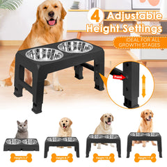URPOWER adjustable height button enables quick height changes for growing pets.