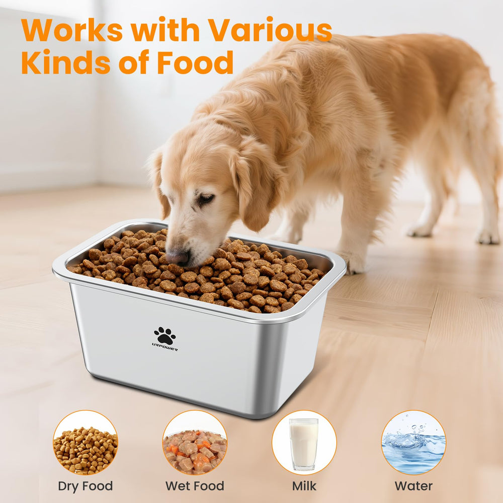 URPOWER anti-slip mat keeps bowls steady and floors clean during meals.