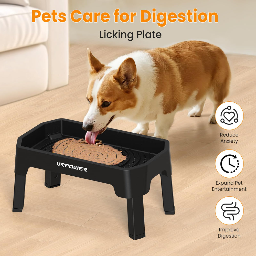 URPOWER anti-spill edges prevent spills and keep feeding area tidy.