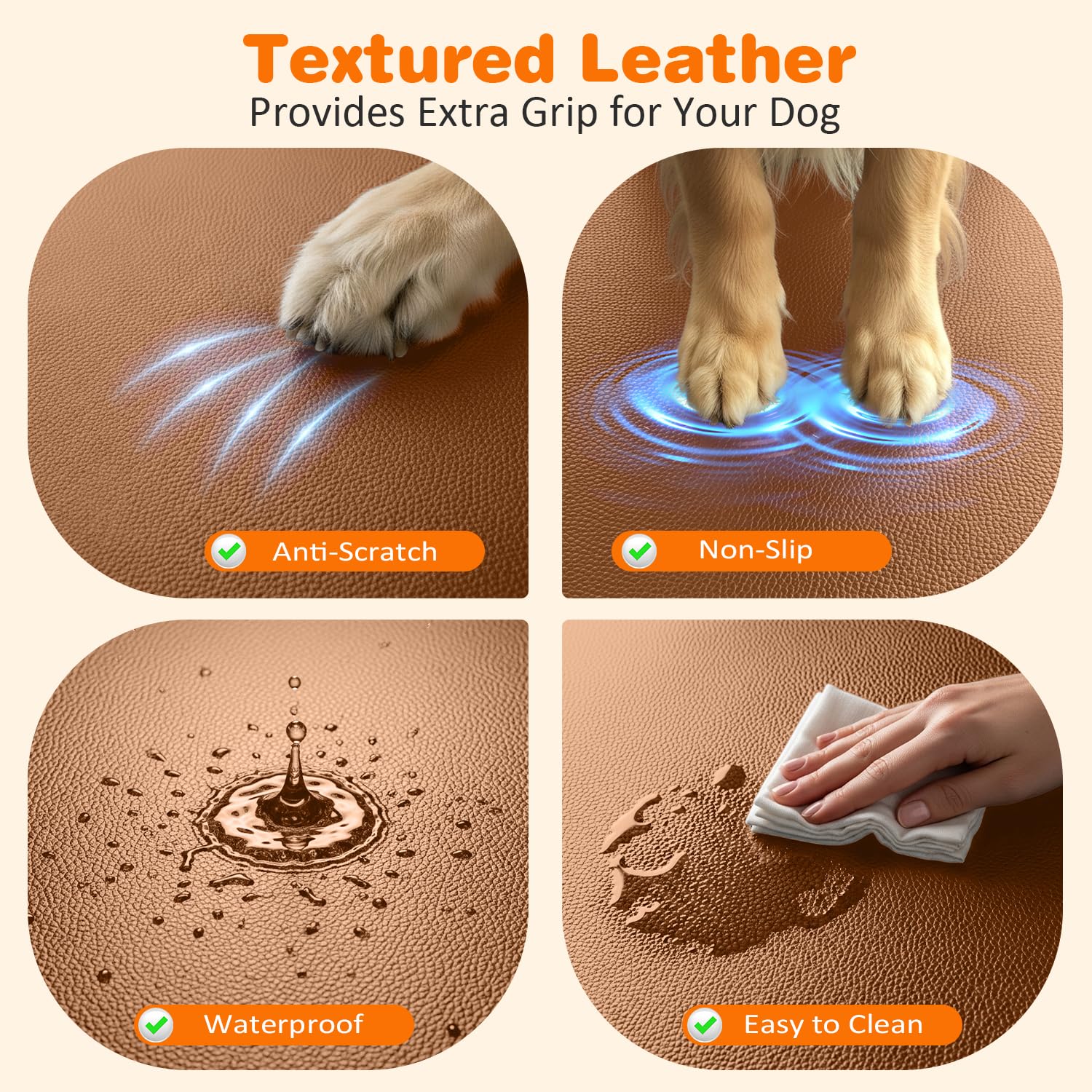 URPOWER back-seat extender with hard bottom creates stable space for dogs