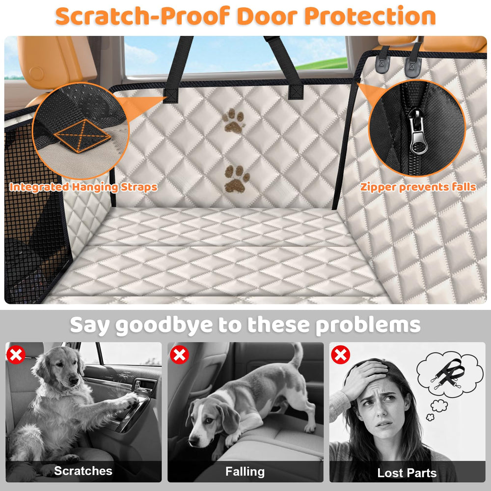 URPOWER backseat cover fits sedans and SUVs with adjustable straps for a secure fit