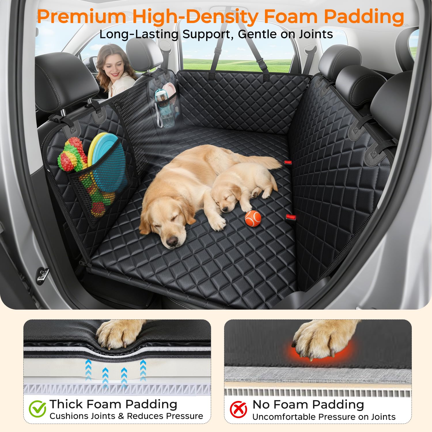 URPOWER breathable mesh window improves airflow and comfort