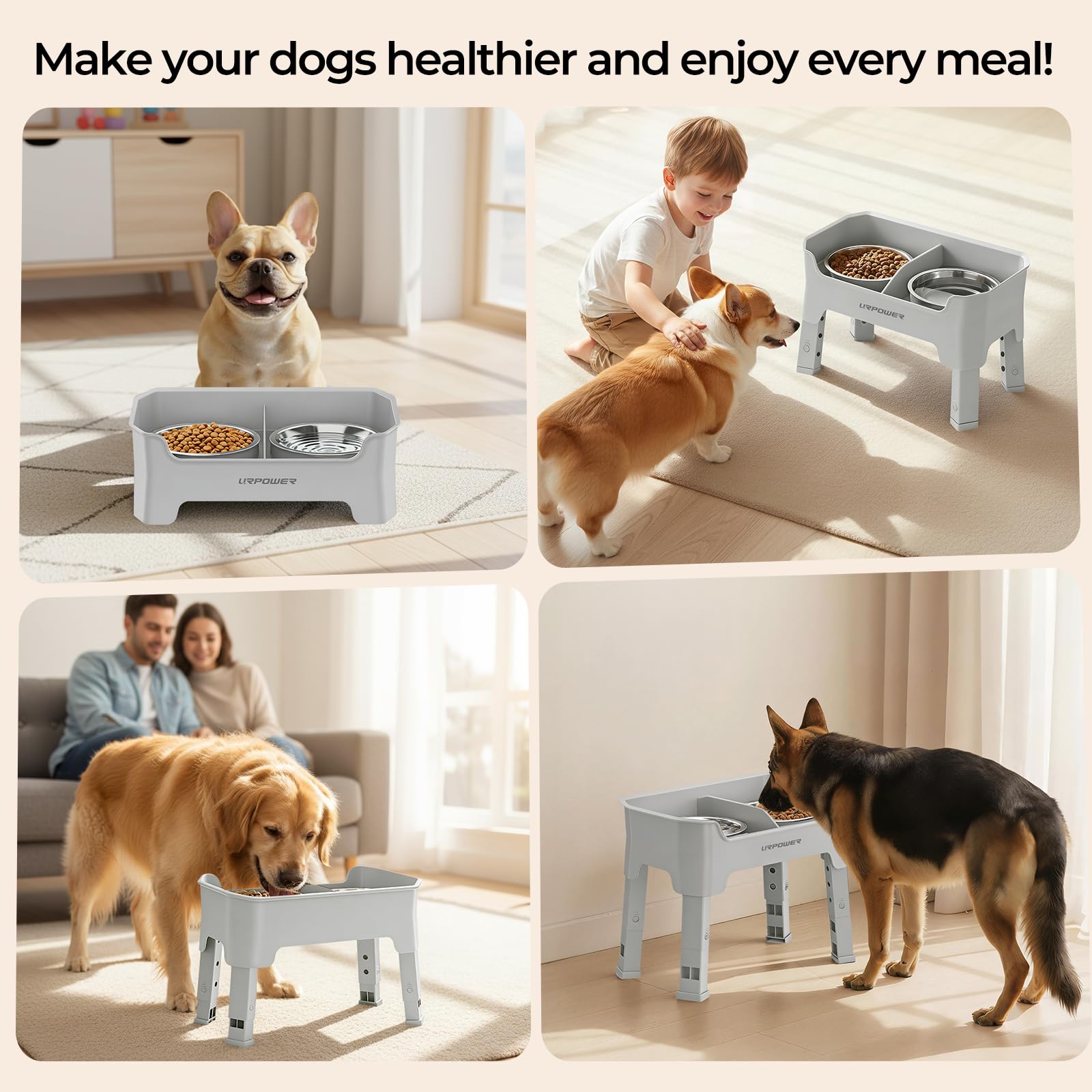 URPOWER collapsible legs enable portable storage and travel use