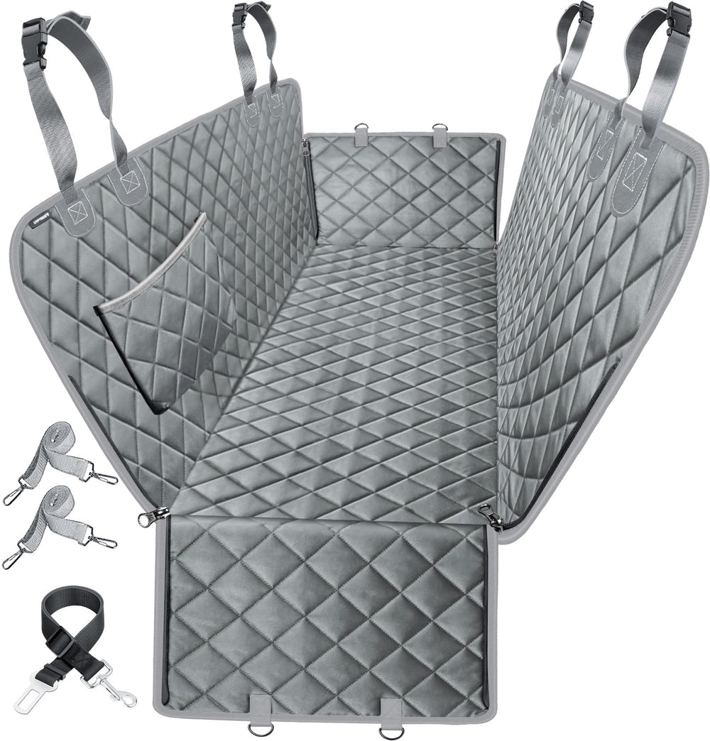 URPOWER dog car seat cover backseat setup keeps your ride clean and protected.