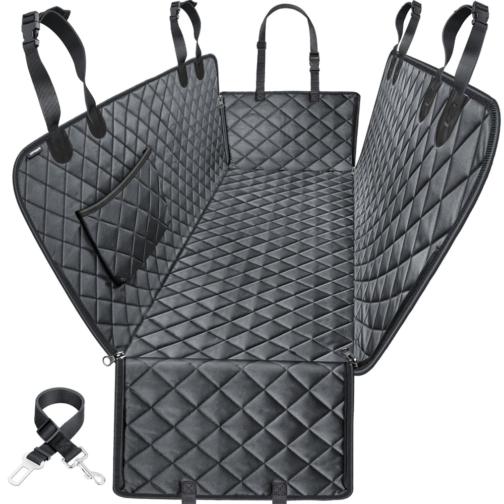 URPOWER dog car seat cover hammock waterproof backseat protection from spills