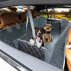 URPOWER dog car seat cover side flaps protect doors and ease entry for dogs.