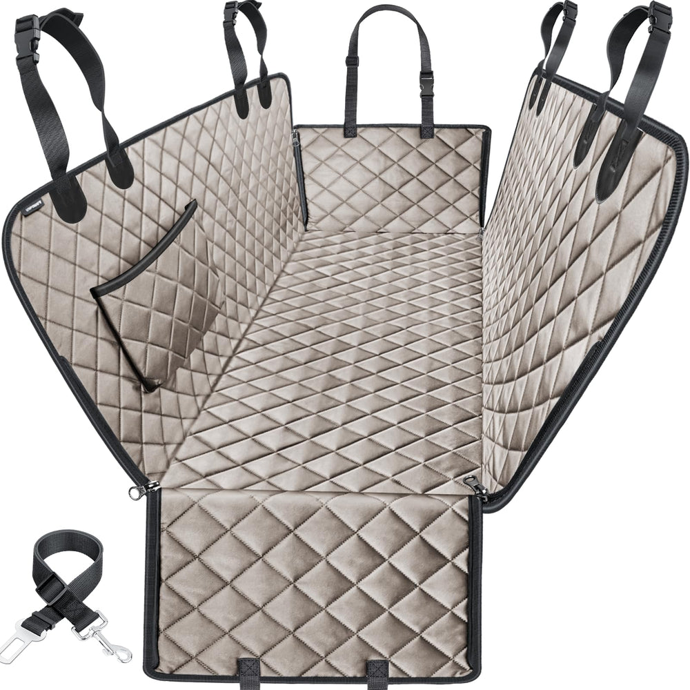 URPOWER dog car seat cover hammock protecting backseat from messes and scratches