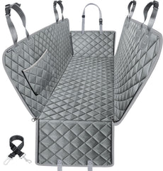 URPOWER dog car seat cover hammock style protects backseat from mud and scratches