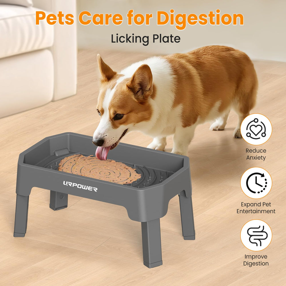 URPOWER elevated bowls reduce ground mess and simplify mealtime cleanup