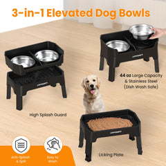 URPOWER licking plate slow-feeder promotes mindful eating and digestion.