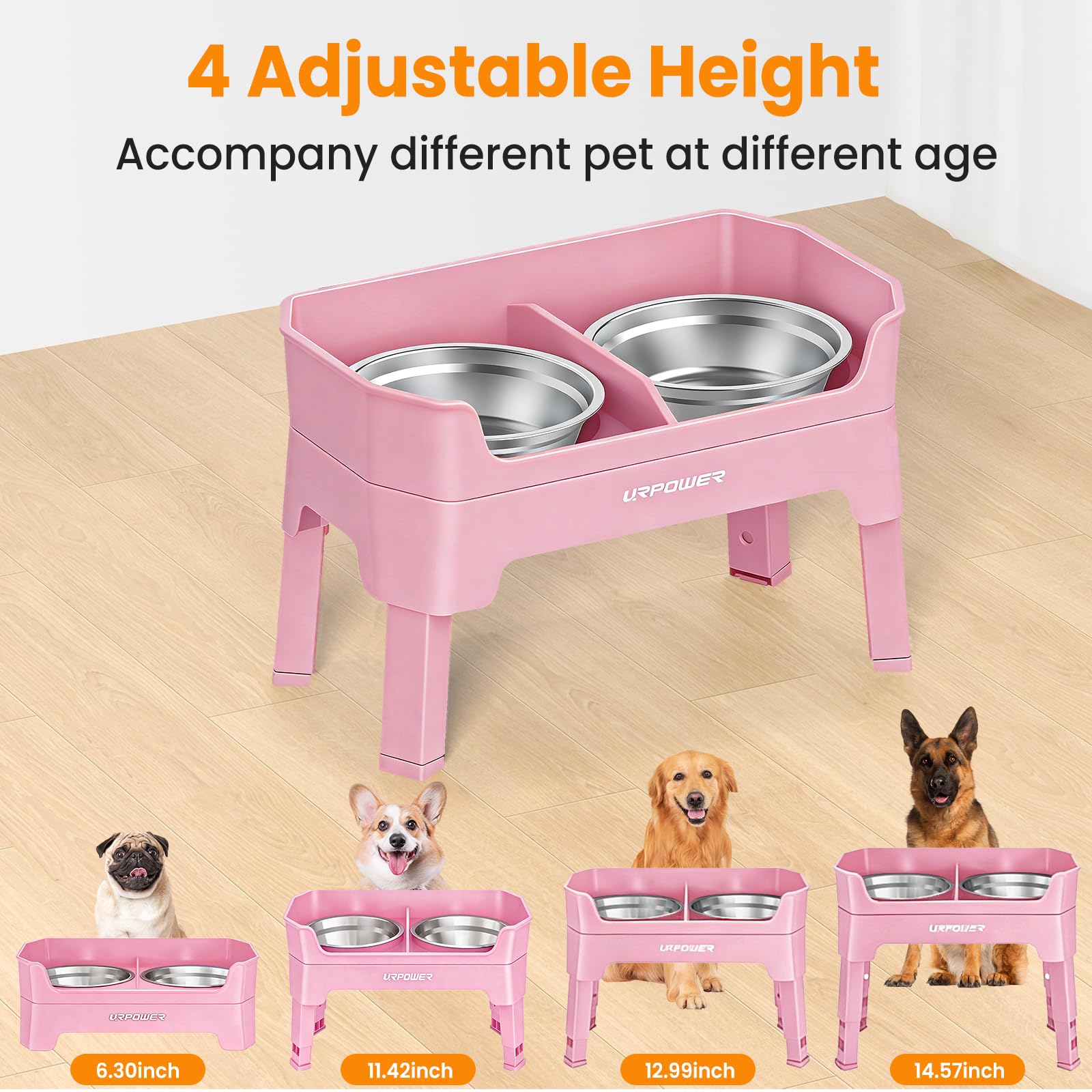 URPOWER licking plate slows eating for longer, mindful mealtimes.