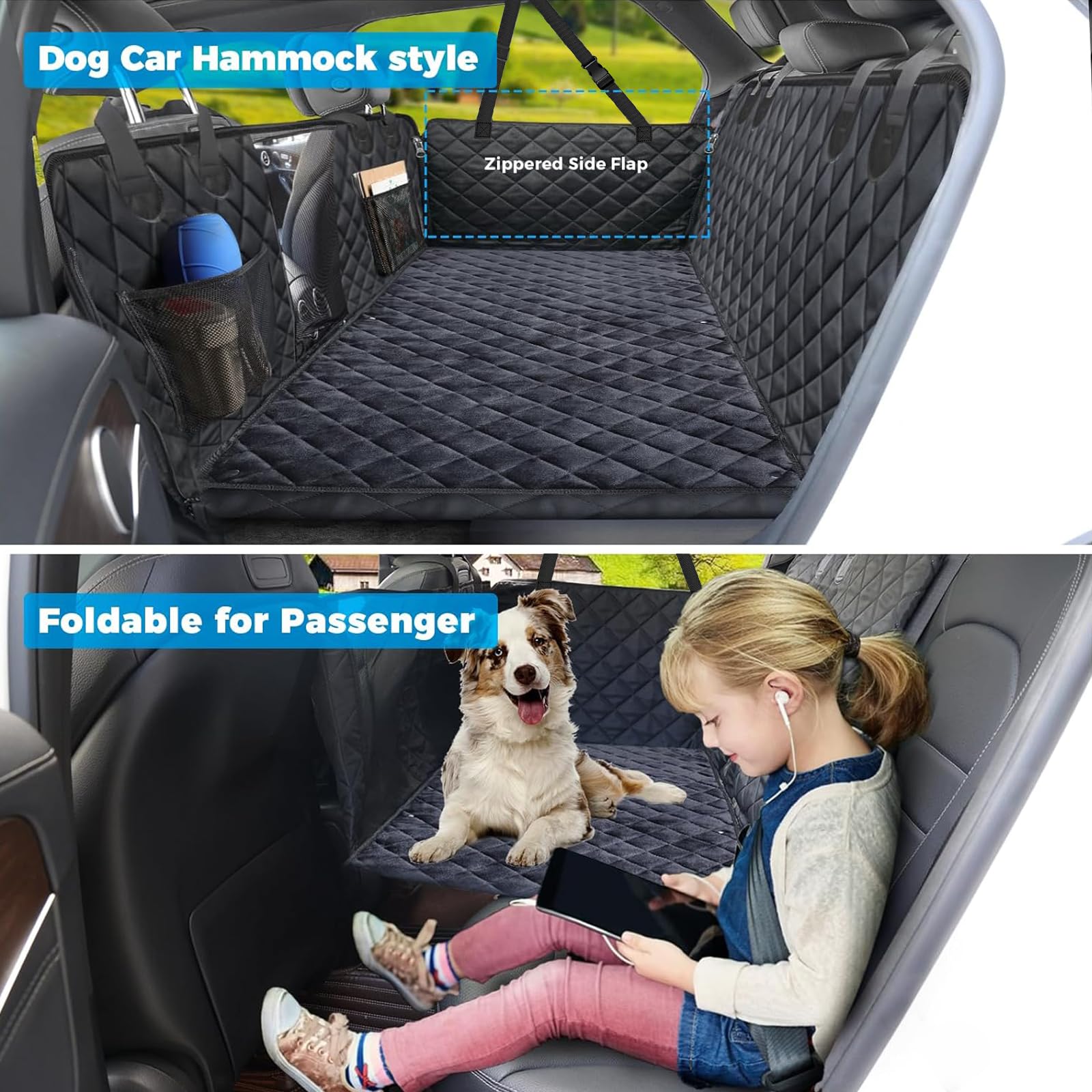 URPOWER mesh window and pockets allow visibility and easy storage.