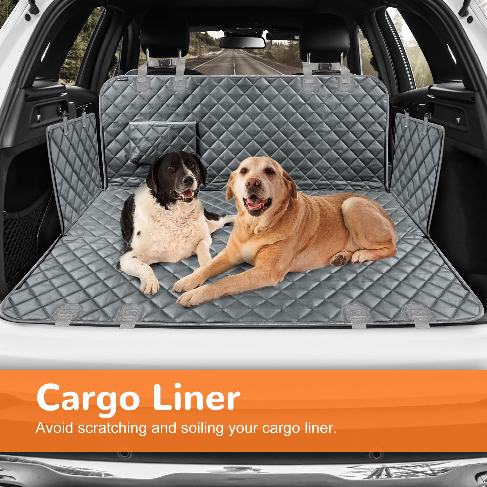URPOWER nonslip anchors and backing keep the seat cover in place during drives.