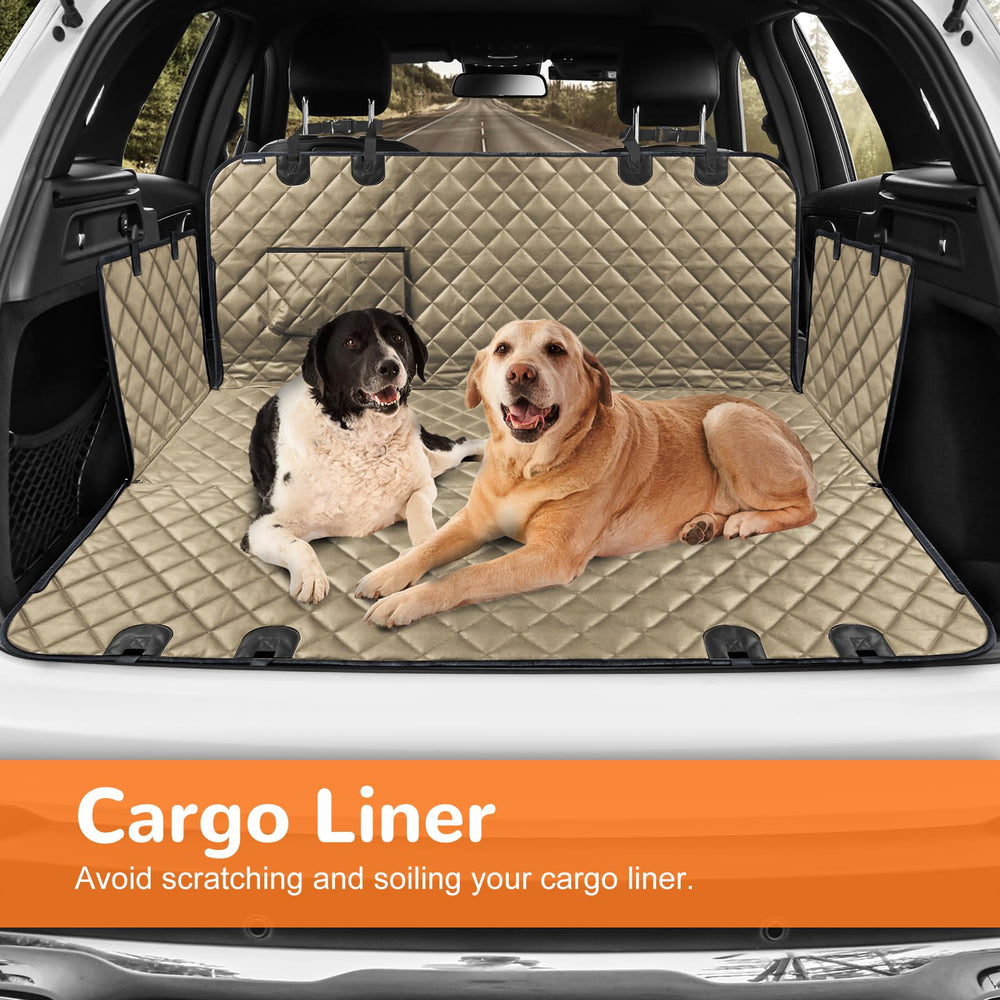 URPOWER nonslip backing and anchors keep pets secure while driving