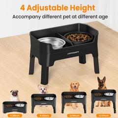 URPOWER slow feeder bowl and licking plate encourage mindful eating.