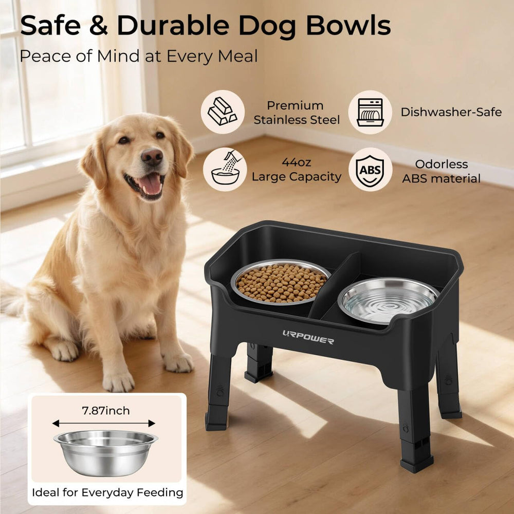 URPOWER stainless steel bowls 2-pack are durable and dishwasher-safe