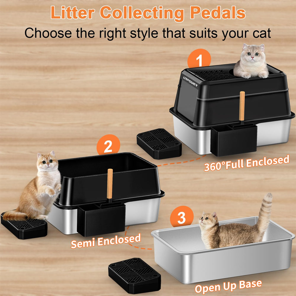 URPOWER non-stick stainless surface eases cleaning and upkeep.