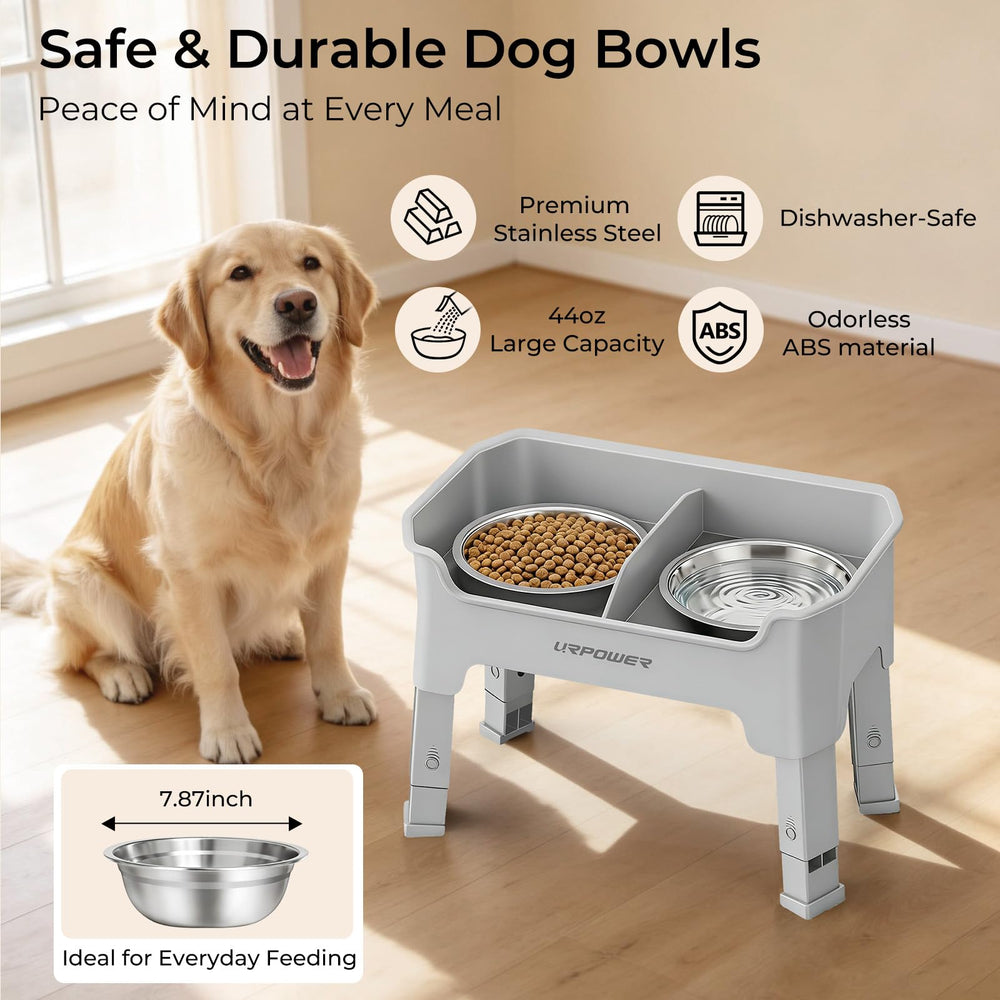 URPOWER two 44 oz stainless steel bowls are rust-resistant and easy to wash