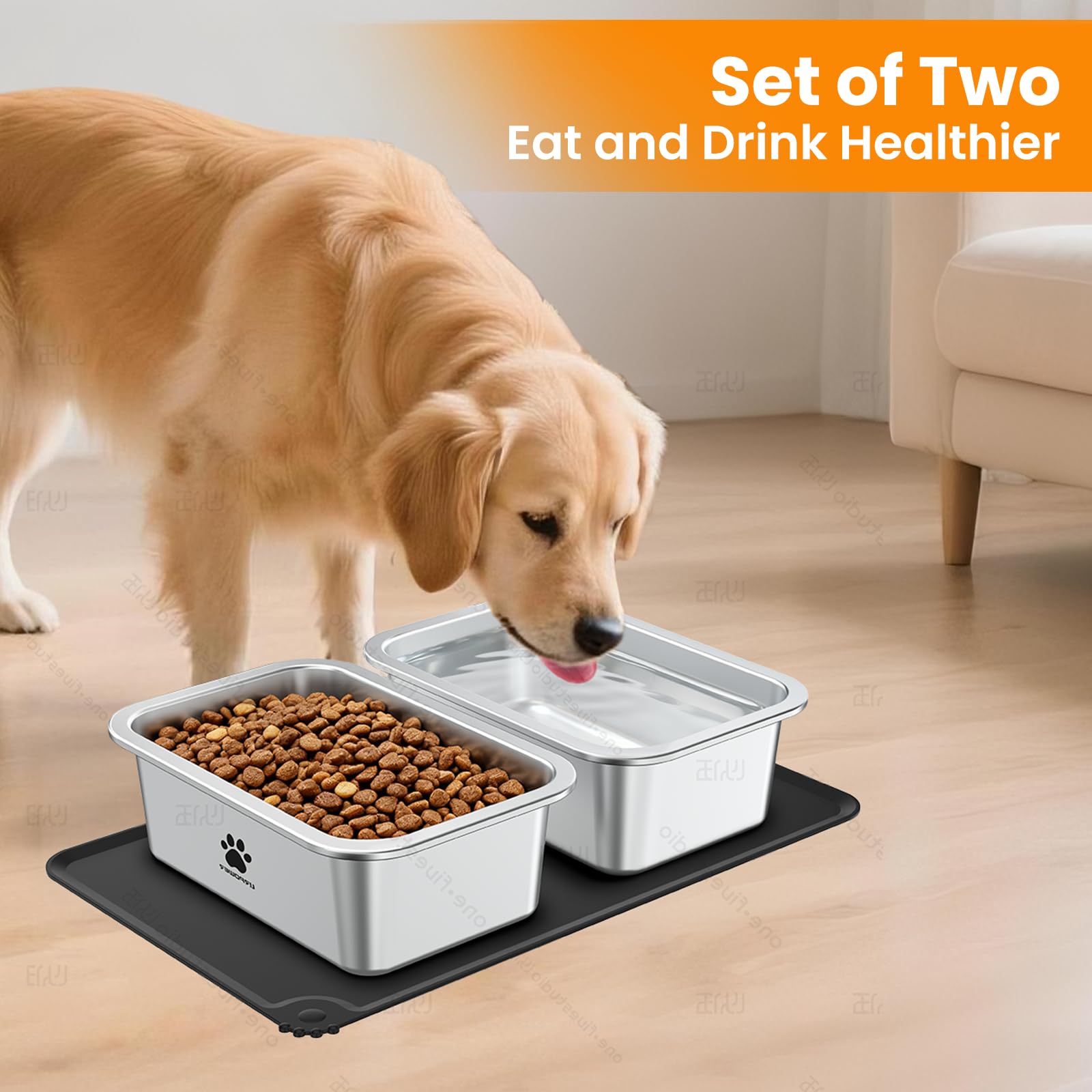 URPOWER 2-pack set offers convenience for households with multiple dogs.