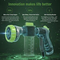 Urstand soap dispenser hose attachment for easy shampoo mixing.