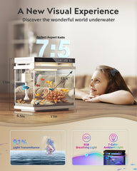 URUQ triple filtration system keeps water clear and reduces maintenance.