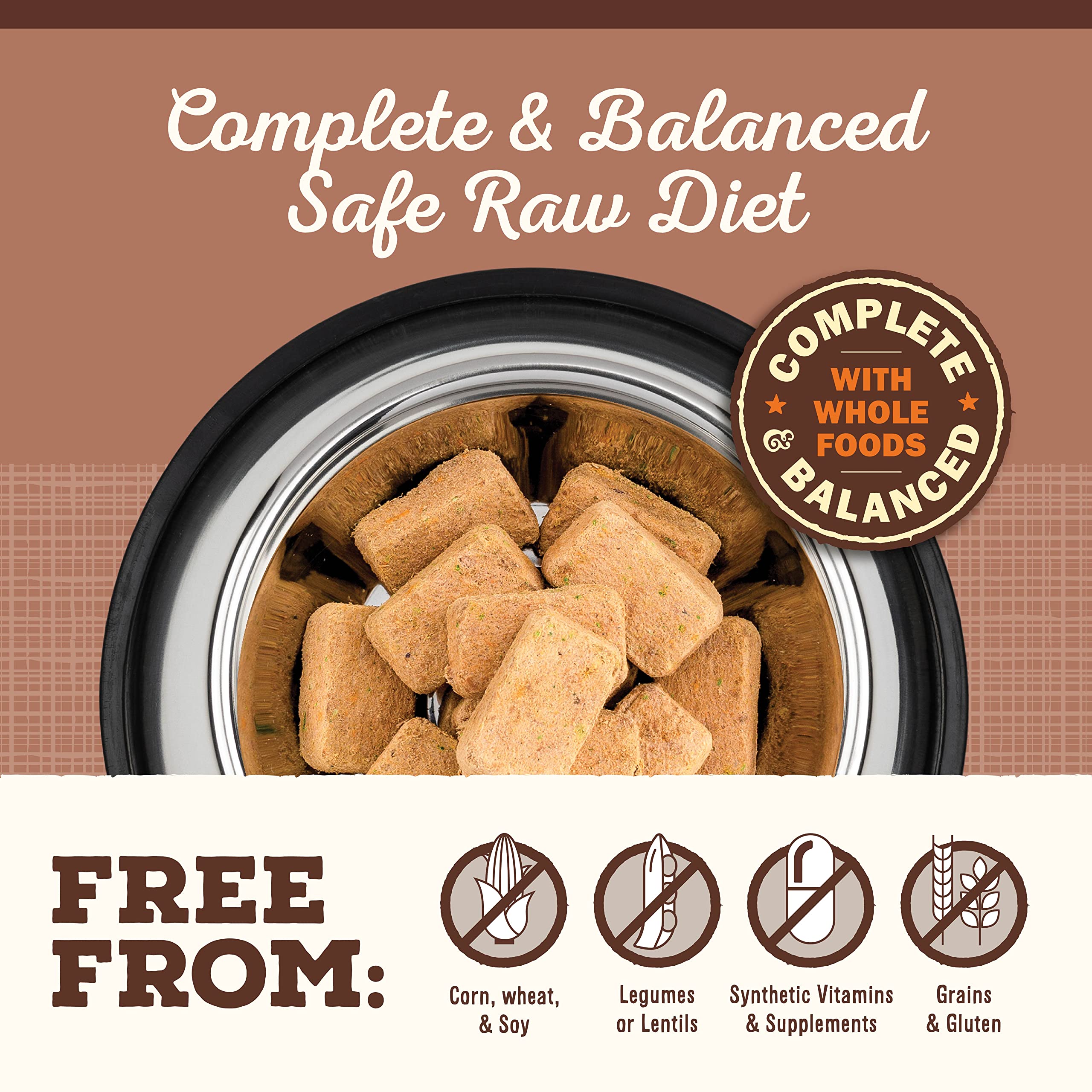 USA-made Primal packaging featuring crate-free pork and premium ingredients.