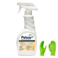 USA Supply Petcor spray bottle for easy-on-pet pest control.