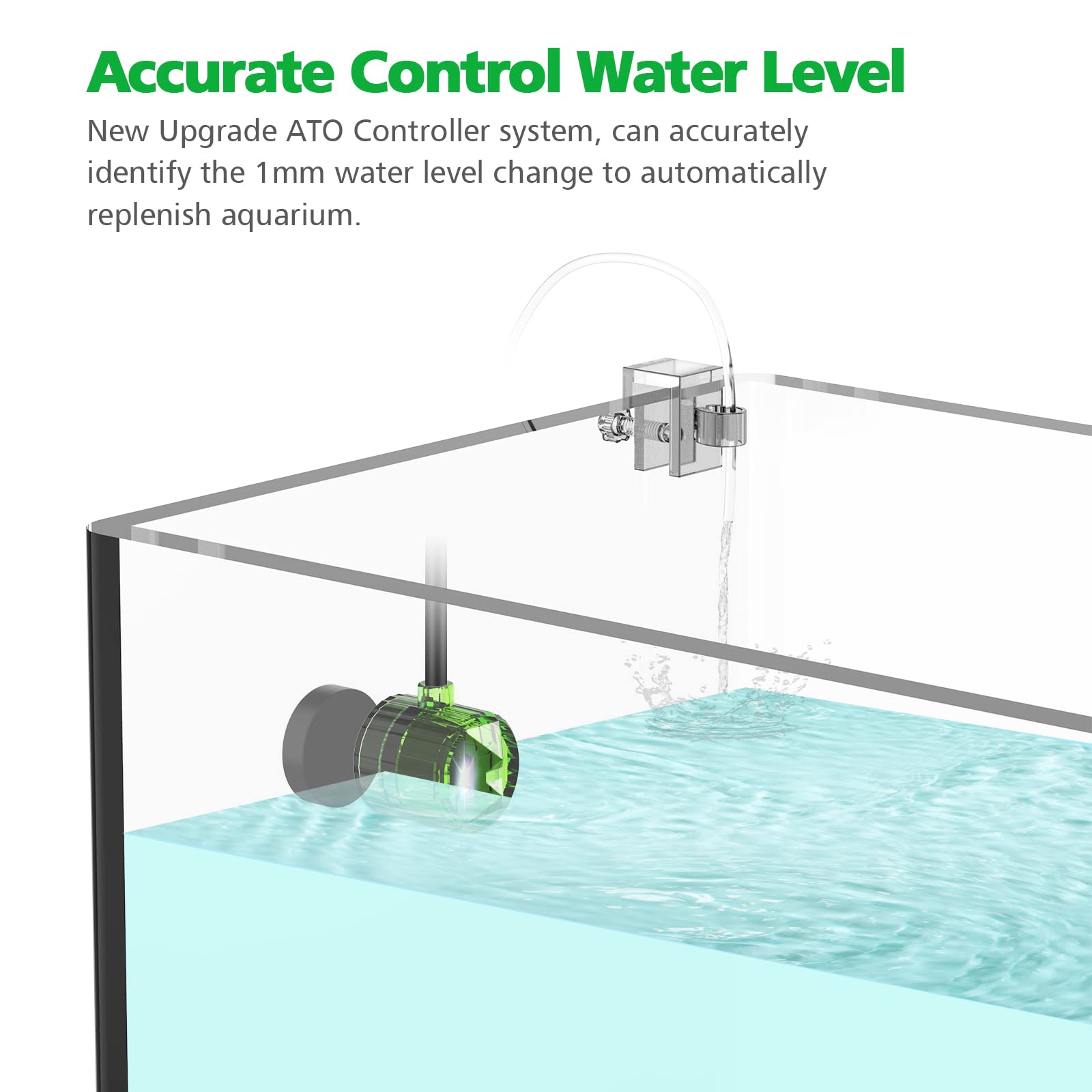 Useek Auto Top Off kit ensures easy installation and versatile use.