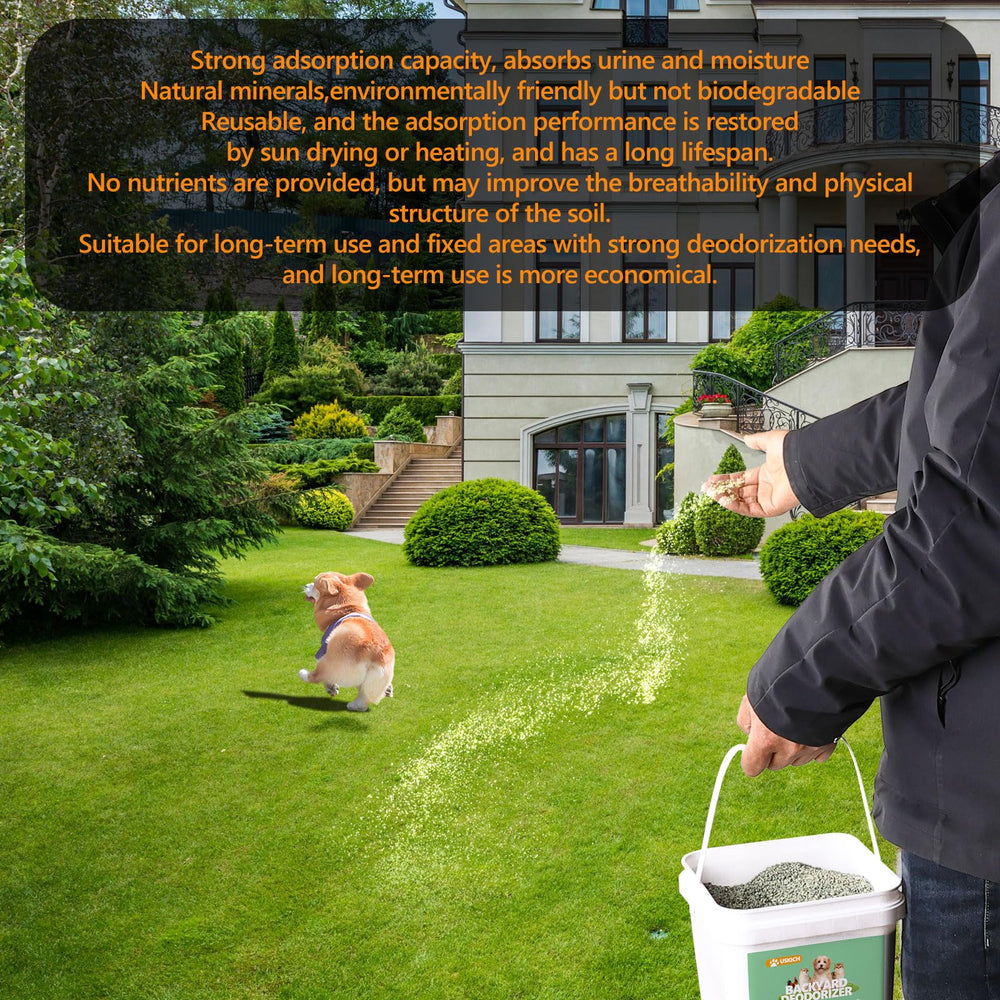 USKICH Backyard Deodorizer can be repurposed as natural fertilizer in gardens