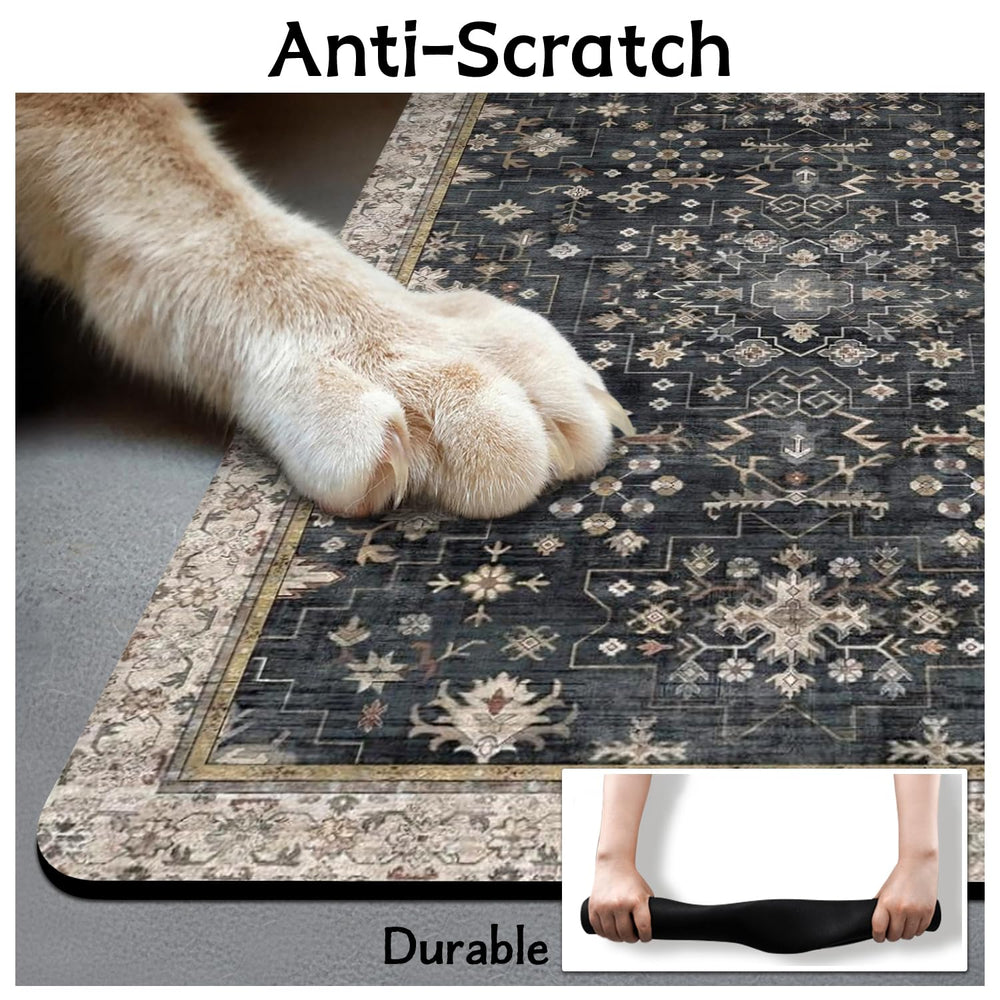 Usnfhcaw pet food mat under water dispenser helps prevent mess.