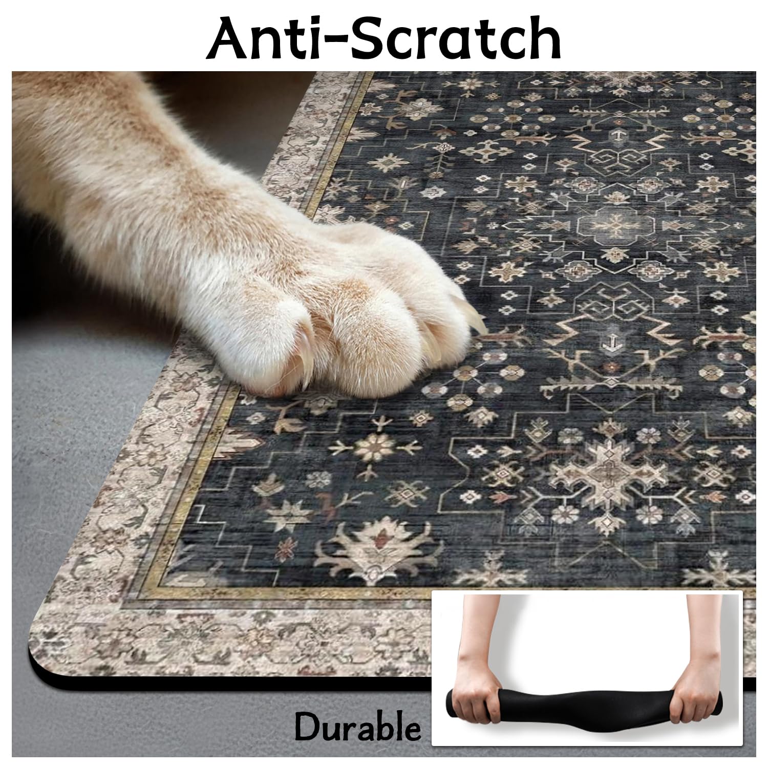 Usnfhcaw pet mats tear-resistant durable for daily use.