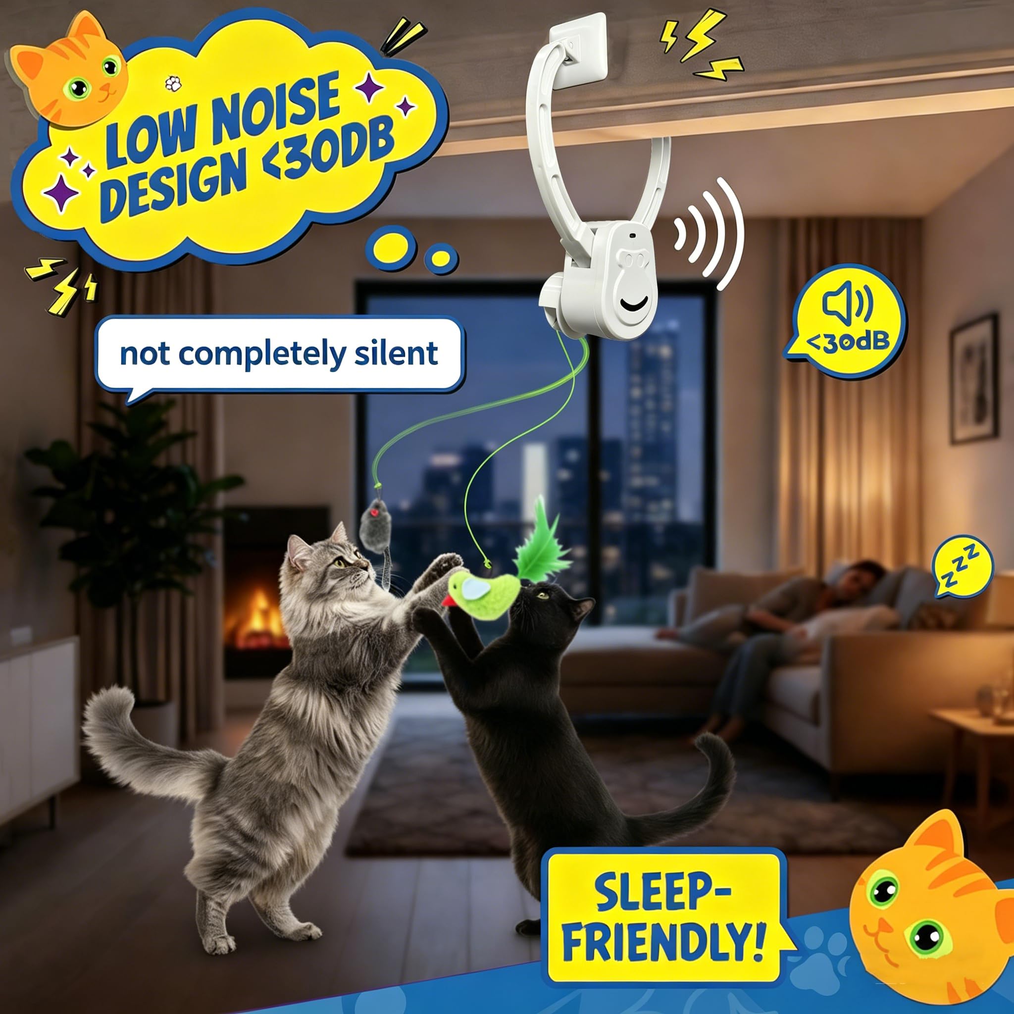Usydjrn auto-pause feature conserves power and extends play sessions.