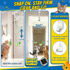 Usydjrn mouse attachment encourages active kittens and curious adults to engage.